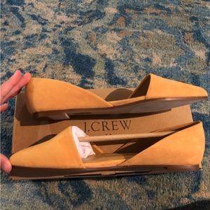 NWB J Crew Sueded Flats